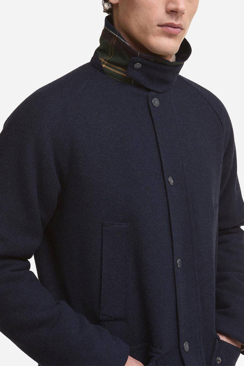 Barbour Bedale Wool Jacket (Navy) | Jackets
