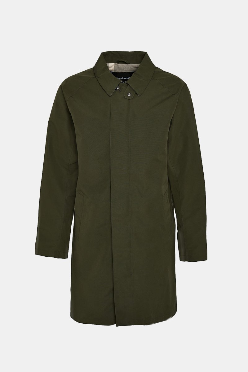 Barbour Cambridge Mac Jacket (Olive/Forest Mist) | Jackets