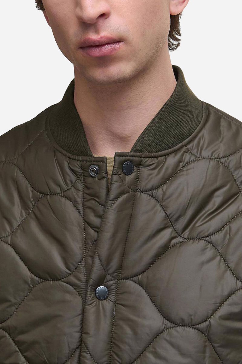 Barbour Cording Quilted Jacket (Army Green) | Jackets
