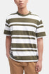 T-shirt a righe Barbour Friars (verde oliva medio) | Magliette
