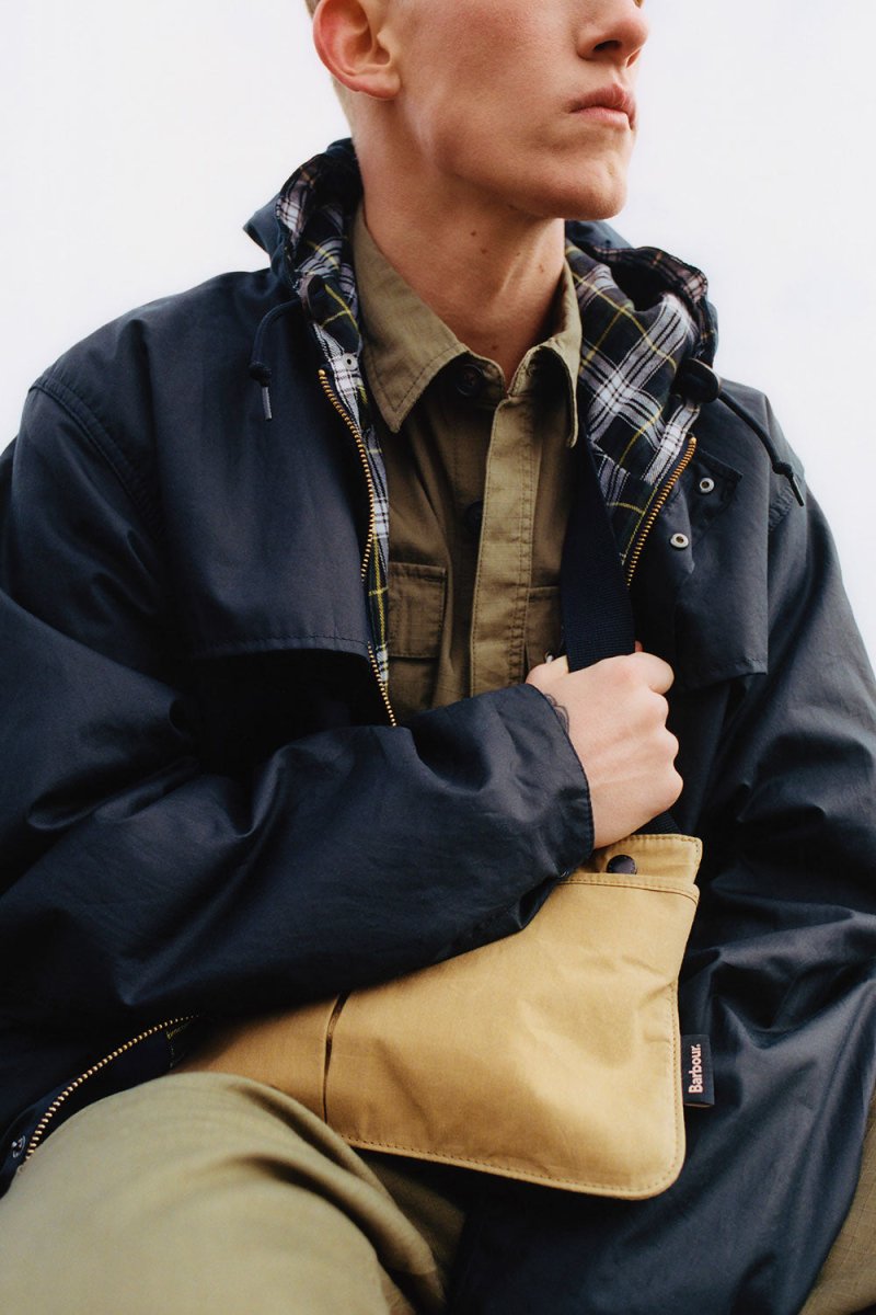 Barbour Modified Durham Jacket (Navy) | Jackets