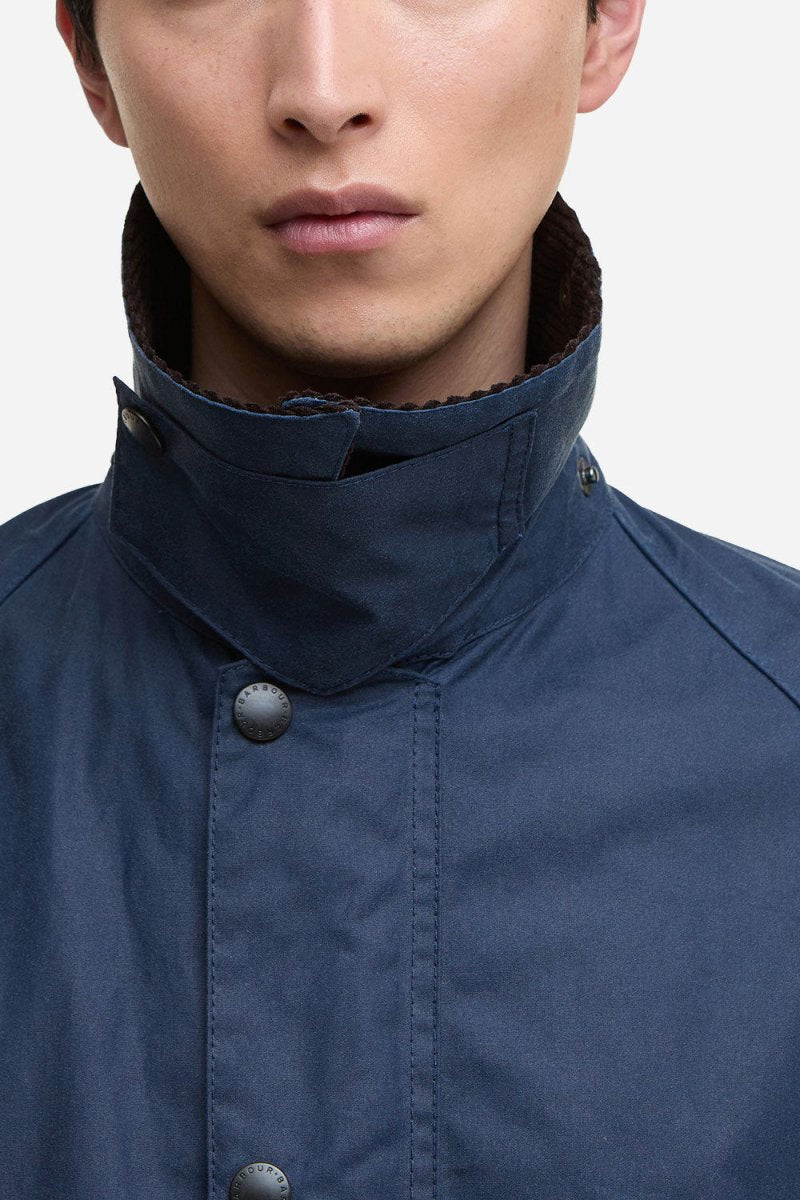 Barbour OS Bedale Wax Jacket (Washed Cobalt) | Jackets