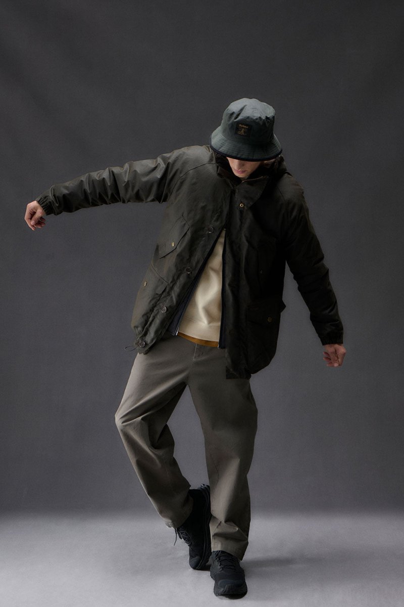 Barbour Re - engineered Endurance Mountain Wax Parka (Olive) | Jackets