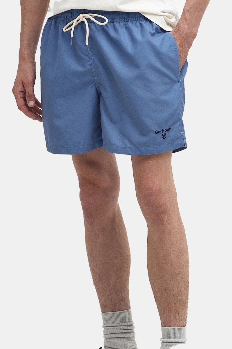 Barbour Staple Logo Swim Shorts (Force Blue) | Shorts