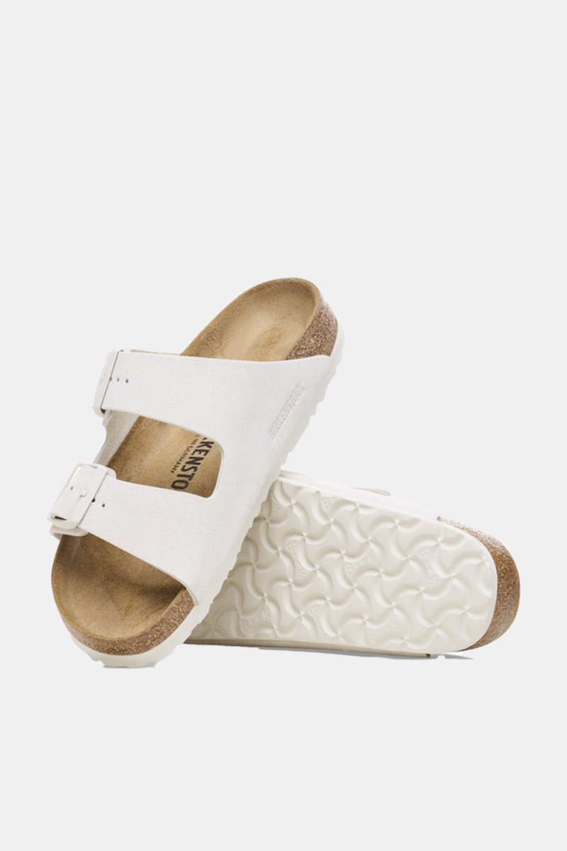 Birkenstock Arizona Suede Leather (Antique White) | Sandals
