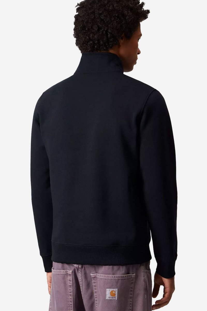 Carhartt Chase Neck Zip Sweat (Dark Navy/Gold) | Sweaters