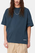 T-shirt Carhartt a maniche corte con scritta (blu/bianco) | Magliette
