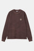 Carhartt WIP T-shirt a maniche lunghe Vista Waffle (Palisander) | Magliette