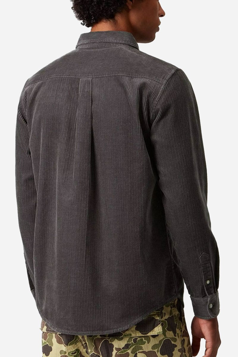 Carhartt WIP L/S Madison Cord Shirt (Graphite) | Shirts