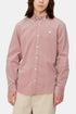 Carhartt WIP Madison Cord Camicia a maniche lunghe (Glassy Pink/Wax) | Camicie