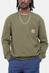 Felpa Carhartt WIP Pocket Sweat (verde alghe) | Maglioni