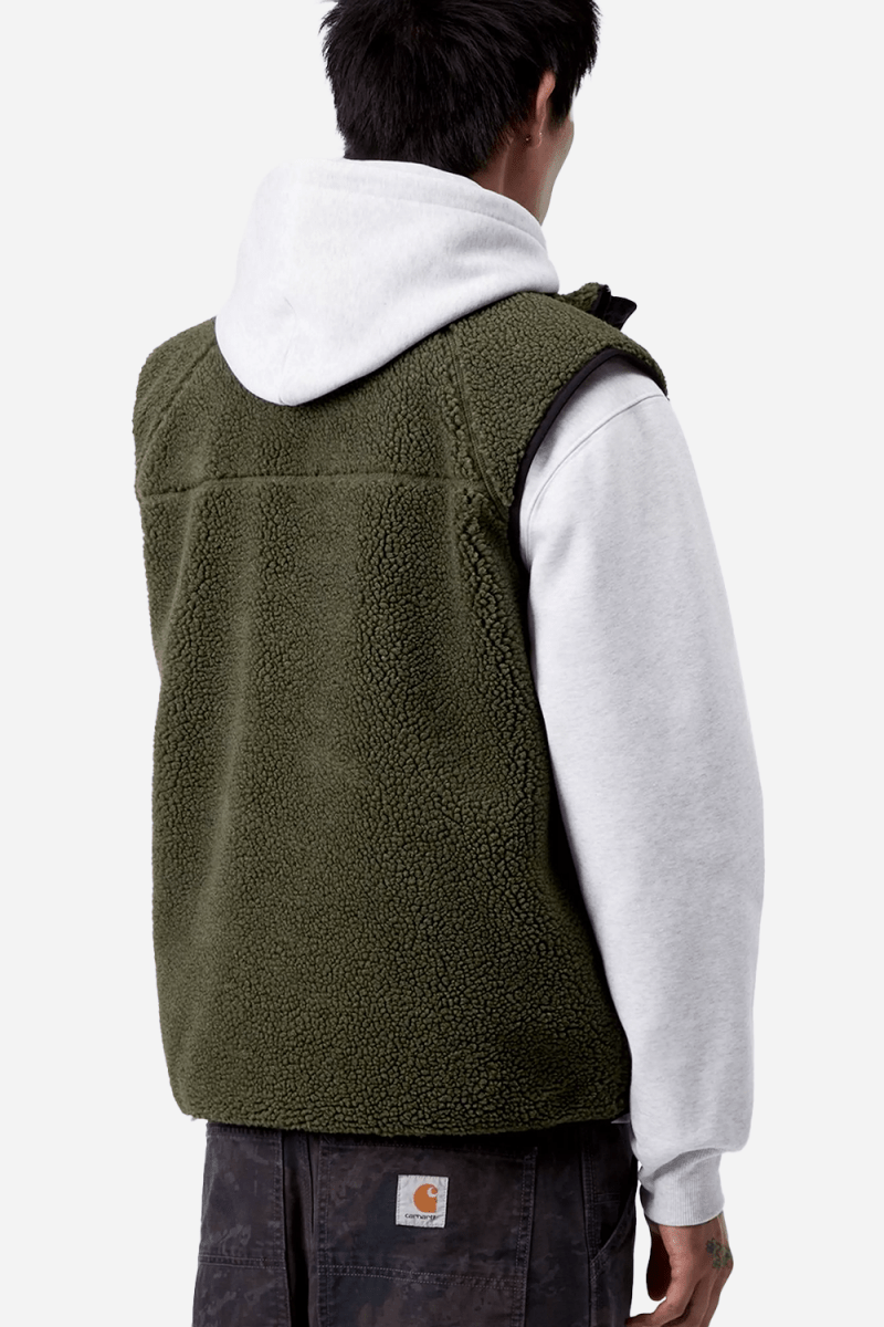 Carhartt WIP Prentis Vest Liner Fleece (Opuntia/Black) | Sweaters