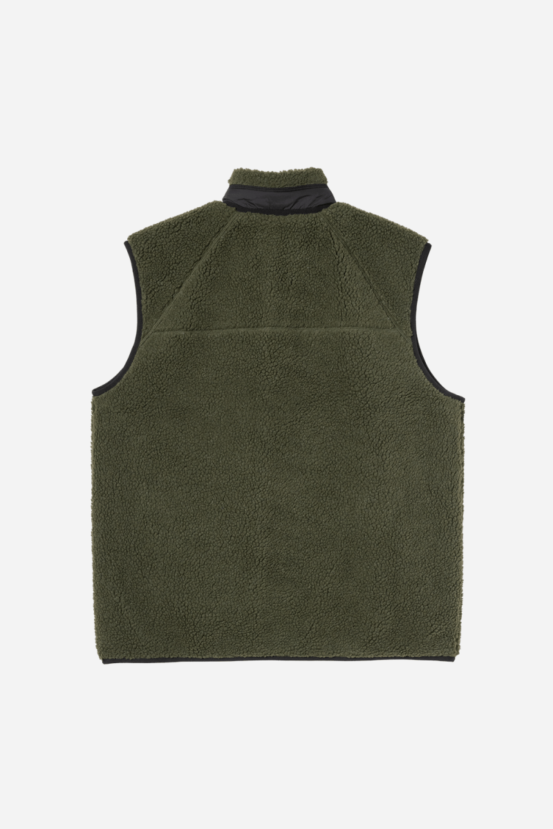 Carhartt WIP Prentis Vest Liner Fleece (Opuntia/Black) | Sweaters