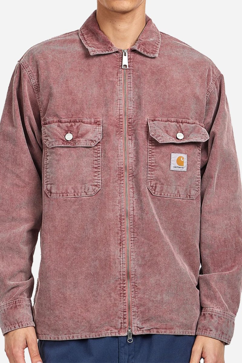 Carhartt WIP Reynold Shirt Jac (Dusky Pink) | Jackets