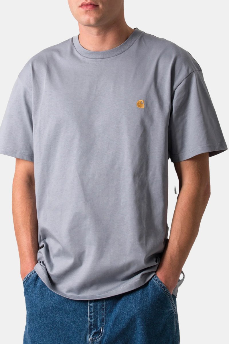 Carhartt WIP Short Sleeve Chase T-Shirt (Mirror & Gold) | T-Shirts