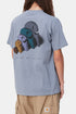 T-shirt Carhartt WIP a maniche corte con diagramma C (blu baia) | Magliette