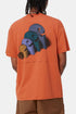 T-shirt Carhartt WIP a maniche corte con diagramma C (Phoenix Orange) | Magliette