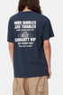 T-shirt Carhartt WIP a maniche corte Less Troubles (Blu/Cera) | Magliette