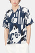 Camicia Marina a maniche corte Carhartt WIP (Stampa Marina/Blu Atom) | Camicie