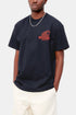 Carhartt WIP T-shirt con tasca da meccanico a maniche corte (Blu scuro / Mattone) | Magliette