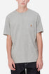 T-shirt con tasca a maniche corte Carhartt WIP (grigio erica) | Magliette
