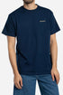 T-shirt Carhartt WIP con ricamo a maniche corte (inchiostro/giallo aria) | Magliette