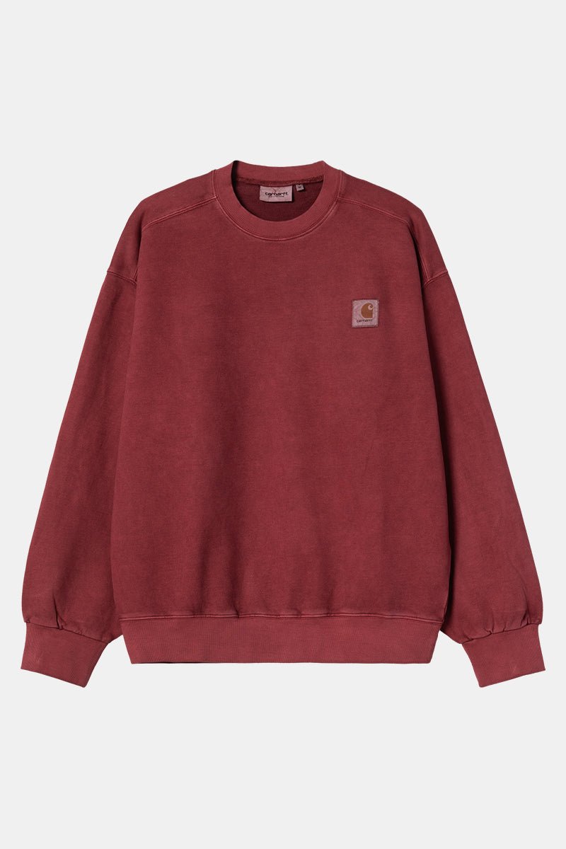 Carhartt WIP Vista Sweatshirt (Scarlet Garment - Dyed) | Sweaters