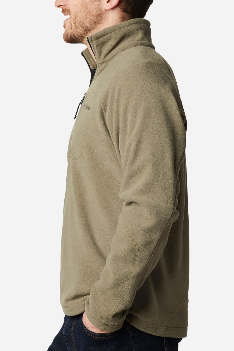 Columbia Fast Trek™ III Half Zip Fleece (Stone Green/Shark) | Sweaters