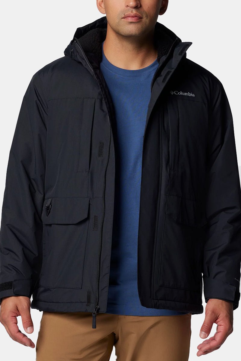 Columbia Landroamer™ Sherpa Lined Waterproof Hooded Jacket (Black) | Jackets