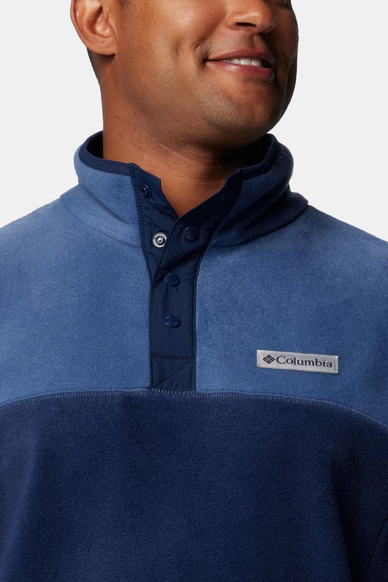 Columbia Steens Mountain™ II Half Snap Fleece (Collegiate Navy/Dark Mountain) | Sweaters