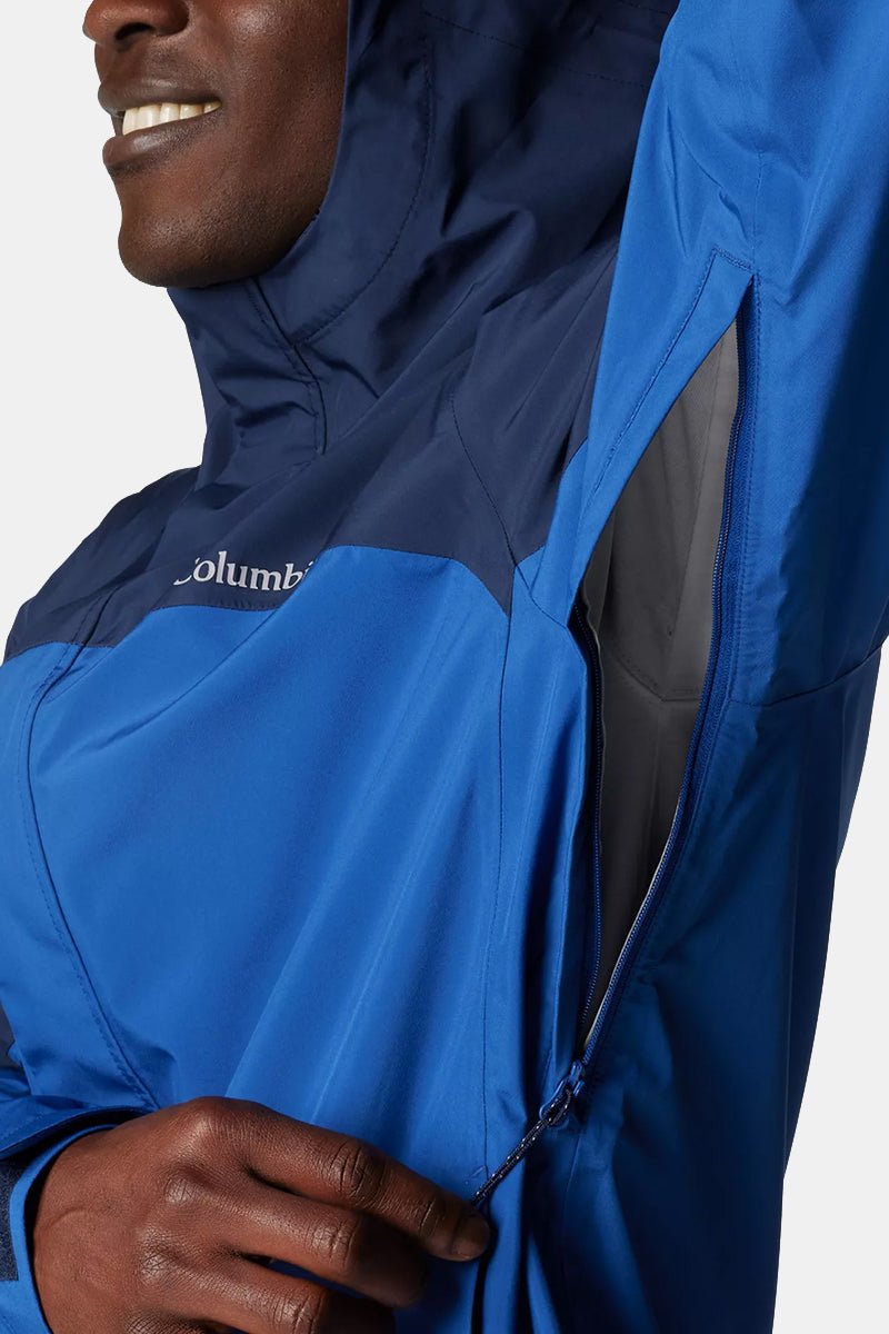 Columbia Wahkeena Falls™ II 3L Jacket (Collegiate Navy/Dark Mountain) | Coats &amp; Jackets