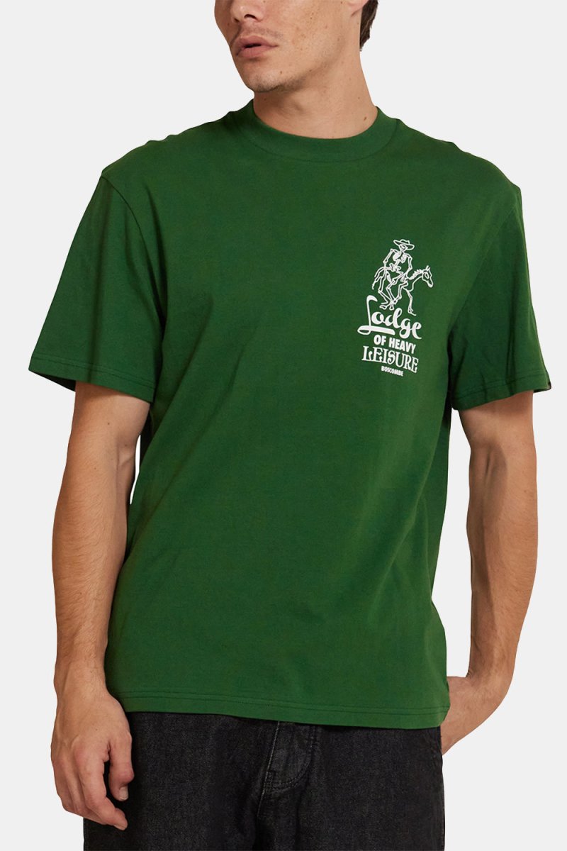 Deus Boscombe Address Tee Organic Cotton T-Shirt (Hillside Green) | T-Shirts