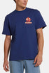 T-shirt in cotone organico Deus Gaucho Tee (blu meccanico) | Magliette
