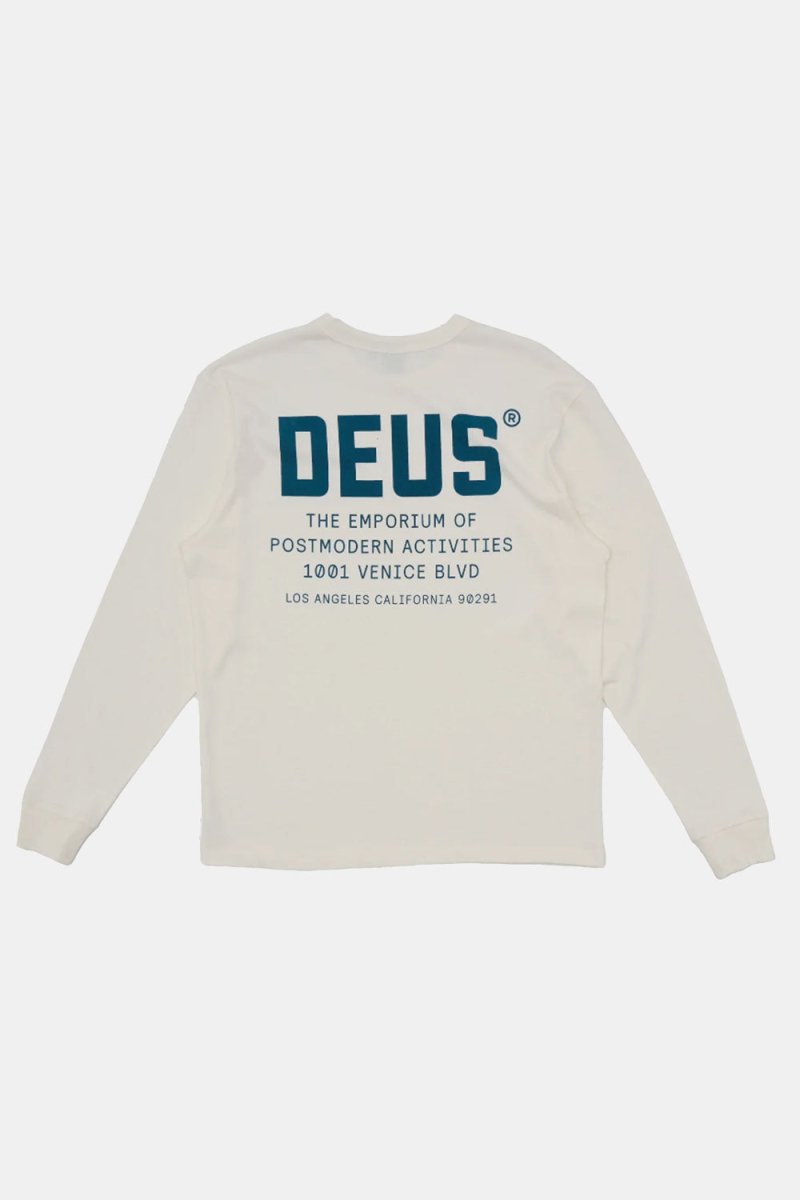 Deus Jones Long leeve T-Shirt (Vintage White) | T-Shirts