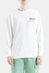 T-shirt a maniche lunghe Deus Jones (bianco vintage) | Magliette
