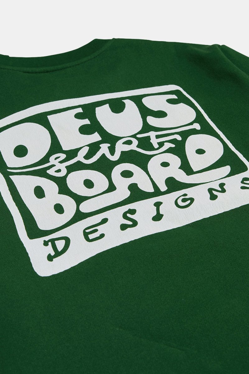 Deus Nice To See You Crew Sweatshirt (Hillside Green) | Sweaters