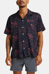 Camicia a maniche corte Deus Old House (Blu scuro/Rosso) | Camicie