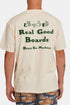 T-shirt in cotone riciclato Deus Real Good Tee (Bianco sporco) | Magliette