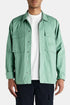 Camicia da surf in popeline Deus Tommy (verde scisto) | Camicie