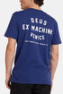 T-shirt in cotone organico Deus Venice Skull Tee (blu meccanico) | Magliette