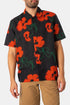 Camicia a maniche corte Edwin Garden Society (rosso/nero) | Camicie