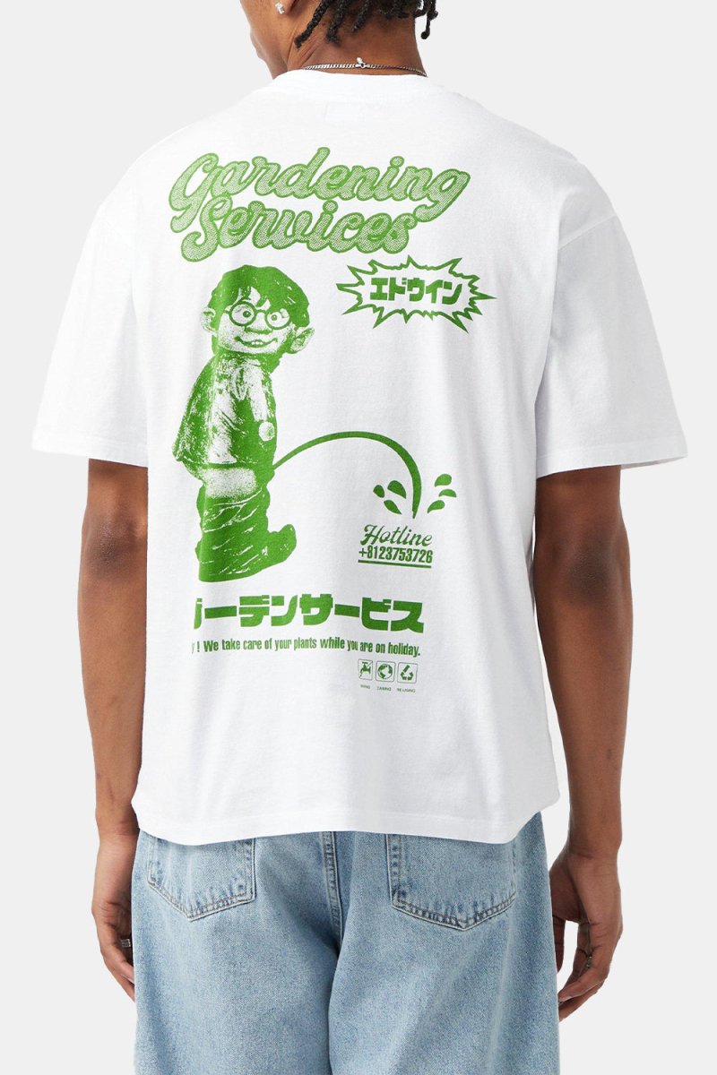 Edwin Gardening Services T-Shirt (White) | T-Shirts