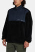 Felpa in pile leggero con mezza zip Edwin Kaiteki (nero) | Maglioni
