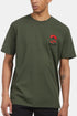 T-shirt sul petto Edwin Kamifuji (verde Kombu) | Magliette