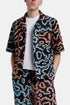 Camicia a maniche corte in seersucker Edwin Kumo (multicolore) | Camicie