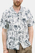 Camicia a maniche corte Edwin Private Letter (Ecru) | Camicie