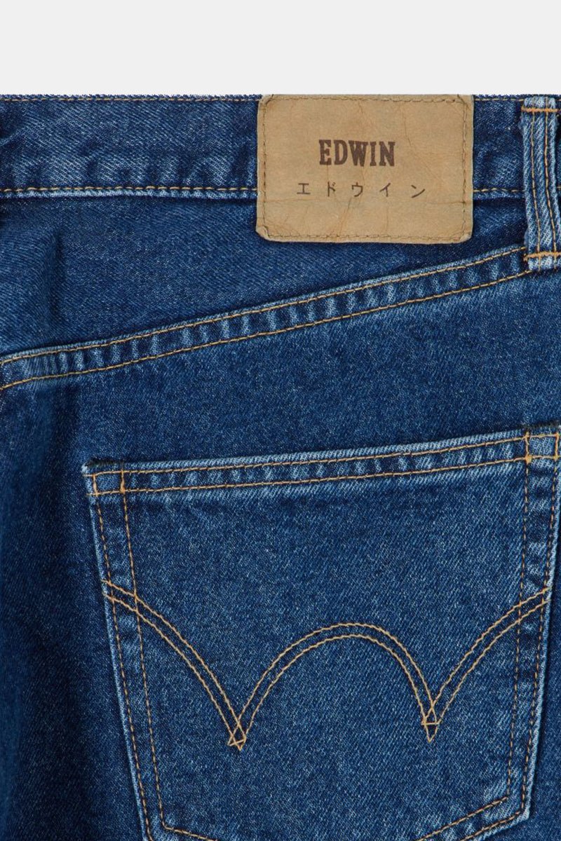 Edwin Regular Tapered Kaihara Pure Indigo Openend Denim (Blue - Mid Used) | Jeans