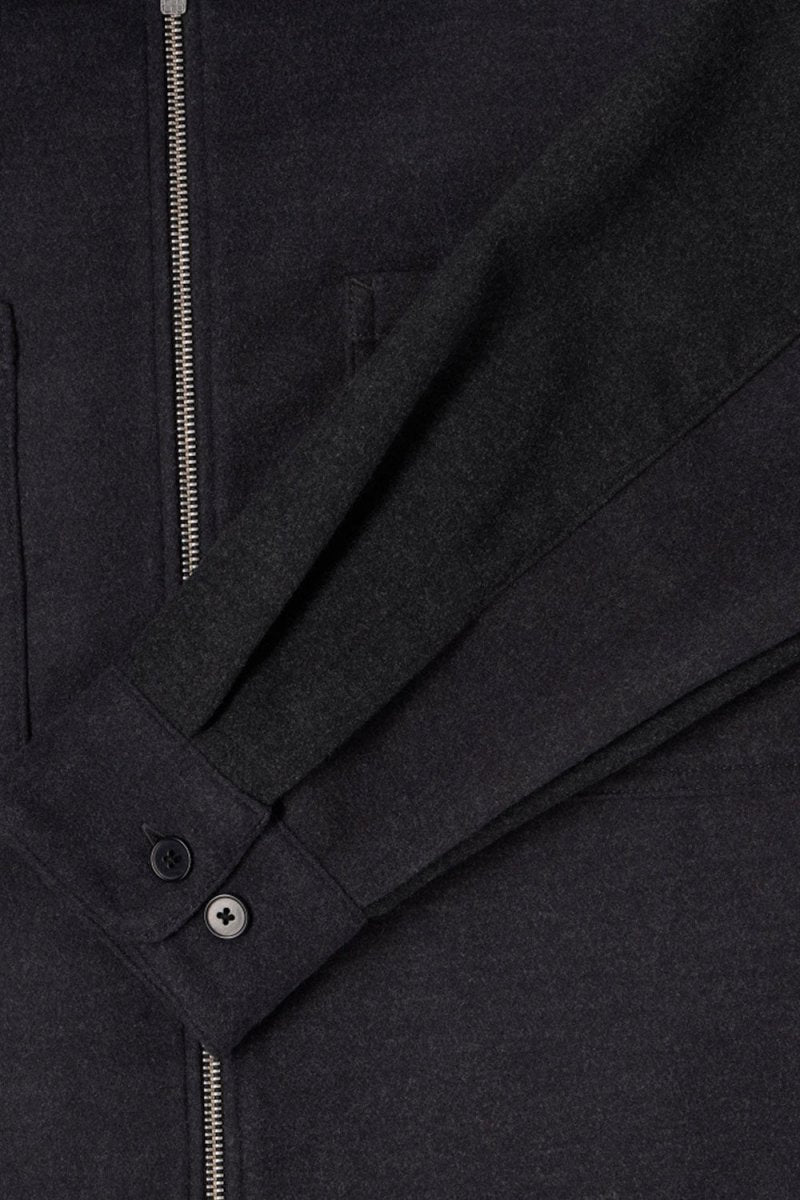 Edwin Snug Overshirt (Dark Grey Marl) | Jackets