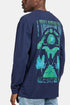 T-shirt a maniche lunghe Edwin The Last Of Us II (blu marittimo) | Magliette
