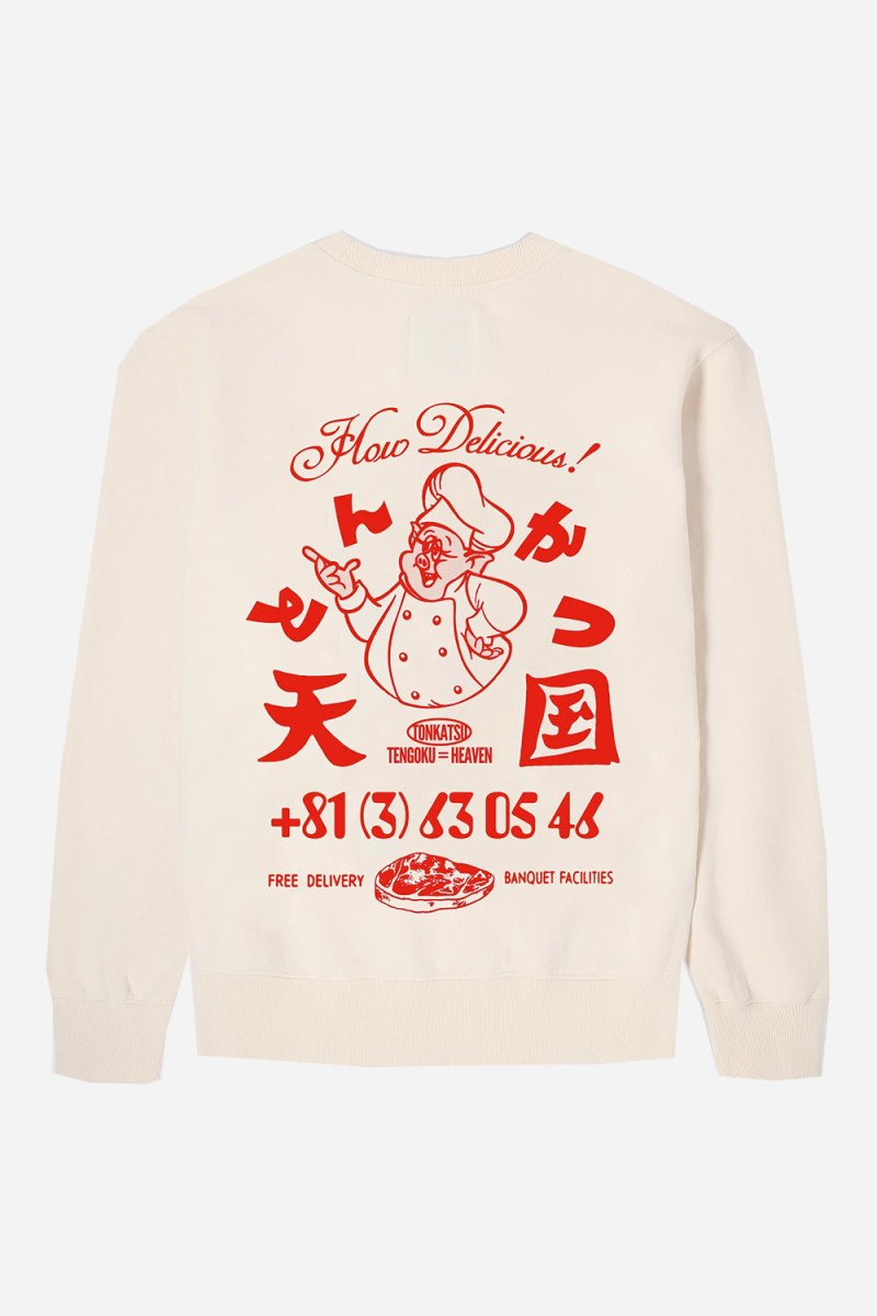 Edwin Tonkatsu Sweatshirt (White) | Sweaters